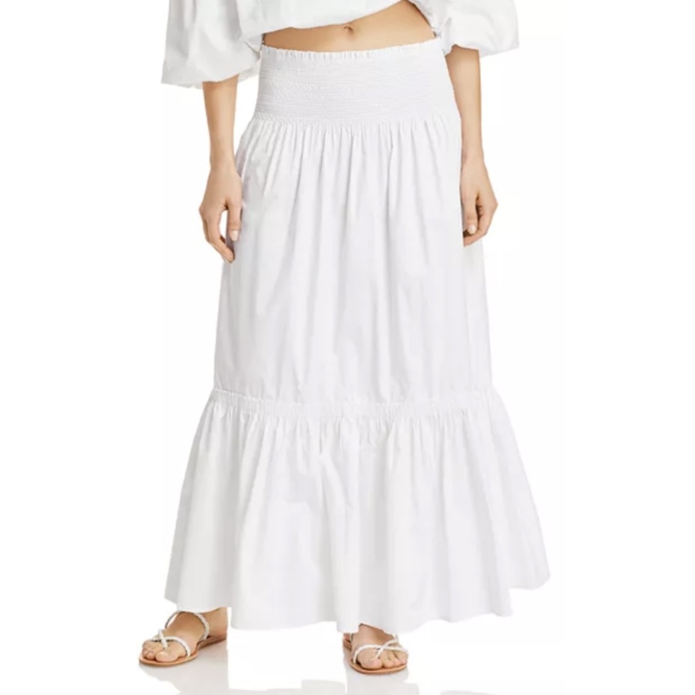 Tory Burch | Cotton Poplin Convertible Skirt/Dress | XS | White